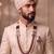 Multy pearl gold finish groom sherwani mala brooch