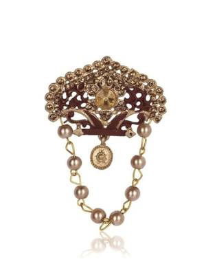 Multy pearl gold plated traditional groom mala 3