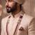 Multy pearl gold finish sherwani mala groom brooch