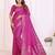 rani satin bandhej printed saree with blouse