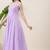Women checked cotton fit & flare midi dress