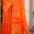 vyomi silk blend saree with contrast blouse piece hand embroidery