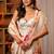 manjari tussar with ikaat print hand embroidery