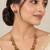 Elegant gold-plated festive lotus necklace set