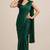 Stylish satin saree with coffee bead floral butti work