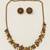 Gold-plated traditional necklace set