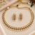 White gold-plated traditional necklace set