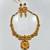 Multicolor gold-plated occasion necklace set