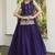 Trijal Fab Women's Shimmer Silk Embroidered Stitched Lehenga Choli Set