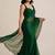 Partywear satin saree with intricate bead work blouse
