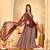 Meher georgette anarkali kurta with dupatta