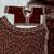 Dark Brown Color Thread,Sequins And Dori Work Thai Silk_Blend Lehenga Choli