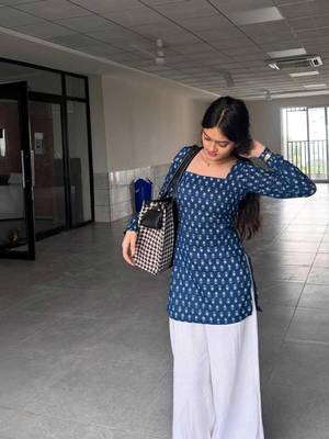 Women's rayon handpainted handblock designer Short Kurtis 1
