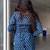 Women's rayon handpainted handblock designer Short Kurtis