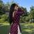 Women's rayon handprinted designer casual wear jaipuri ethnic Purple short kurti