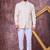 Off white imported plain fabric jodhpuri for men