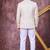 Off white imported plain fabric jodhpuri for men