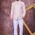 Pink imported plain fabric jodhpuri for men