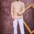 Beige imported plain fabric jodhpuri for men