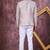 Grey imported plain fabric jodhpuri for men