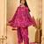 Women's gulab floral farshi salwar set with dupatta