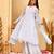 Women's noor chiffon anarkali kurta set with dupatta