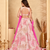 Women's Gulabi Floral Lehenga Set with Chiffon Dupatta