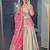 beige n pink Heavy pure Chinon and Digital Print Lehenga choli