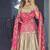 beige n pink Heavy pure Chinon and Digital Print Lehenga choli