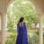 Bandhani print faux georgette gown with kutchi patchwork | 12 meter flair | m-xxl