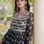 Bandhani print faux georgette gown with kutchi patchwork | 12 meter flair | m-xxl