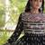 Bandhani print faux georgette gown with kutchi patchwork | 12 meter flair | m-xxl