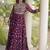 Bandhani print faux georgette gown with kutchi patchwork | 12 meter flair | m-xxl