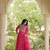 Bandhani print faux georgette gown with kutchi patchwork | 12 meter flair | m-xxl