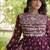 Bandhani print faux georgette gown with kutchi patchwork | 12 meter flair | m-xxl