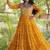 Bandhani print faux georgette gown with kutchi patchwork | 12 meter flair | m-xxl