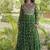 Bandhani print faux georgette gown with kutchi patchwork | 12 meter flair | m-xxl