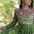 Bandhani print faux georgette gown with kutchi patchwork | 12 meter flair | m-xxl