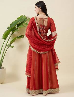 Gotta Patti Ready to Wear Lehenga & Blouse With Dupatta 2