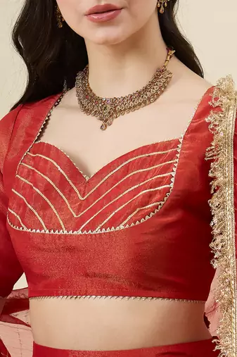 Gotta Patti Ready to Wear Lehenga & Blouse With Dupatta