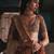 Brown Thread Lehenga Choli With Dupatta