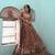 Brown Thread Lehenga Choli With Dupatta