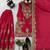Rani-pink silk blend thread embroidery palazzo set