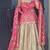 Multicolor silk embroidered sharara set