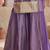 Lavender jacquard embroidered sharara set