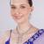 Purple rhodium premium designer american diamond and stone work necklace set