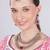 Pink yellow gold premium designer american diamond and stone work necklace set