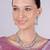 Pink rhodium premium designer american diamond and stone work necklace set