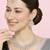 Pink rhodium premium designer american diamond and stone work necklace set