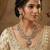 Gold yellow gold premium designer american diamond and stone work necklace set